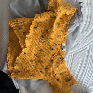 Hollis yet yellow off the shoulder top